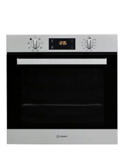 Indesit Aria Ifw6340Ixuk Built-In Double Electric Oven - Stainless Steel - Oven Only